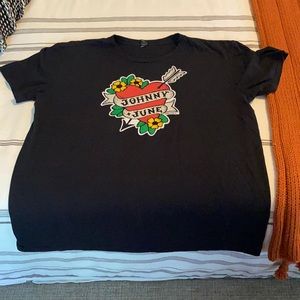Johnny and June black tshirt XL unisex